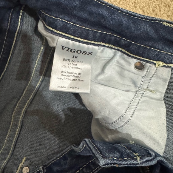 Vigoss Women's Blue Boot Cut Jeans - Picture 2 of 3